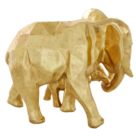 Kirkland's Home Carved Elephant Family Statue- Statues & Figurines