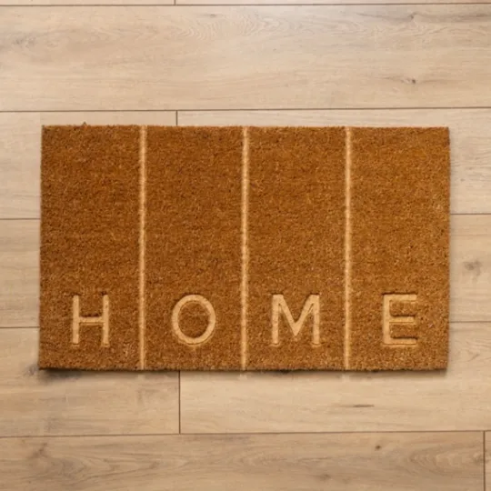 Kirkland's Home Carved Home Coir Doormat- Doormats