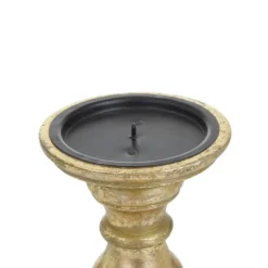 Kirkland's Home Carved Mango Wood Candle Holders, Set Of 3- Candle Holders