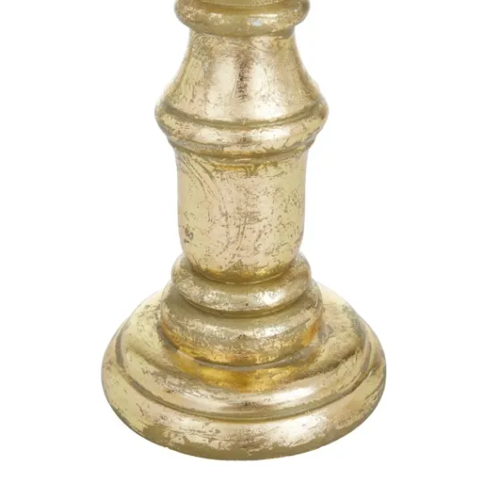 Kirkland's Home Carved Mango Wood Candle Holders, Set Of 3- Candle Holders