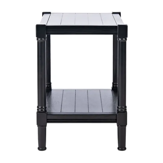 Kirkland's Home Carved Pinewood Farmhouse Accent Table- Accent & End Tables