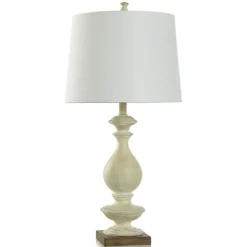 Kirkland's Home Carved Traditional Table Lamp- Table Lamps