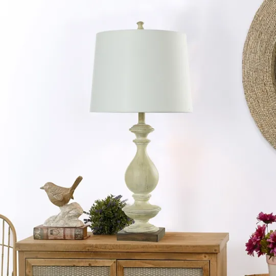 Kirkland's Home Carved Traditional Table Lamp- Table Lamps