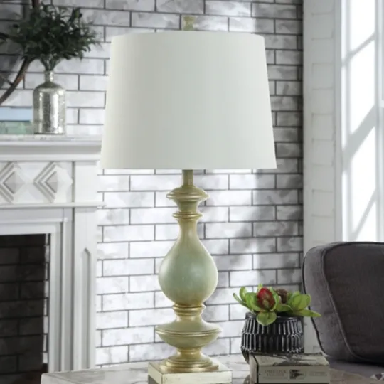 Kirkland's Home Carved Traditional Table Lamp- Table Lamps