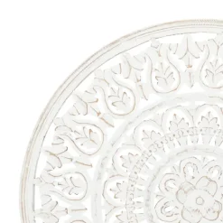 Kirkland's Home Carved Wood Acanthus Rosette Wall Plaque- Wall Plaques