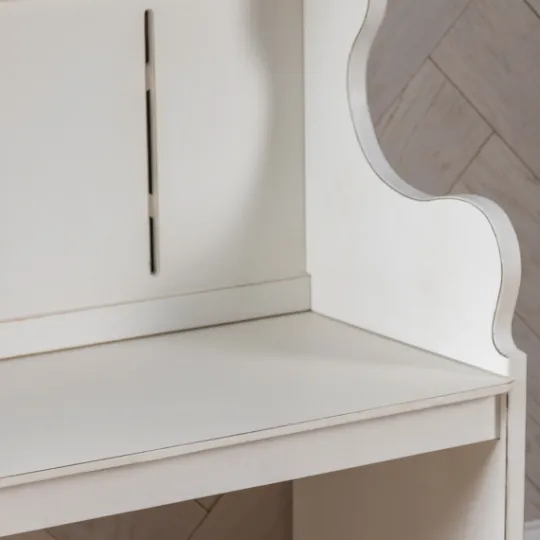 Kirkland's Home Carved Wood Pew Bench- Entryway Furniture