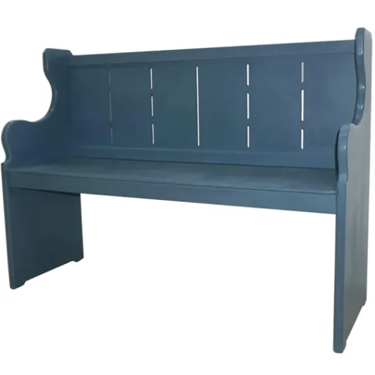 Kirkland's Home Carved Wood Pew Bench- Entryway Furniture
