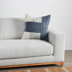 Kirkland's Home Casey Navy Color Block Throw Pillow- Pillows