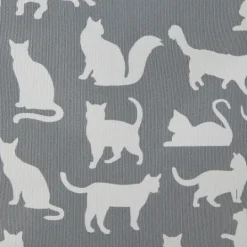 Kirkland's Home Cats Meow Round Storage Bin, 15 In.- Baskets & Boxes