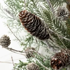 Kirkland's Home Cedar And Pinecone Branches Winter Wreath- Wreaths