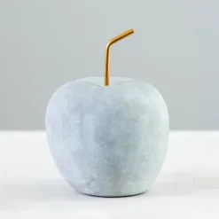 Kirkland's Home Cement Apple Figurine- Statues & Figurines