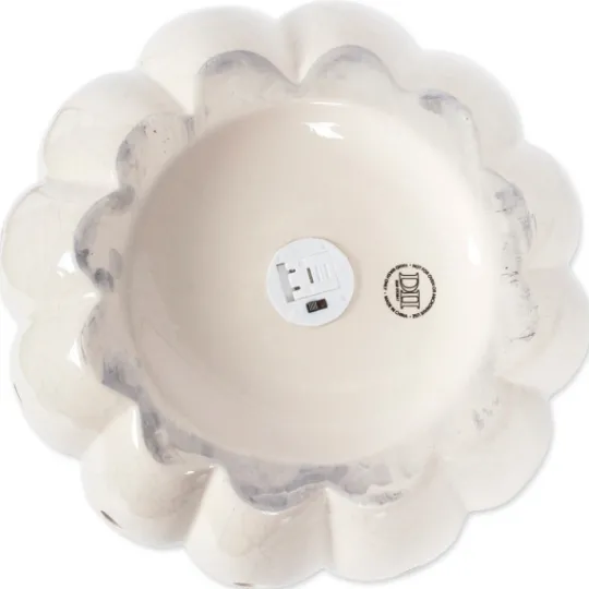 Kirkland's Home Ceramic Leaf Pre-Lit Pumpkin Lantern- Lanterns