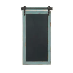 Kirkland's Home Cerulean Distressed Blackboard Wall Plaque- Memo & Chalkboards