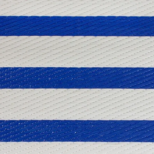 Kirkland's Home Cerulean Stripes Outdoor Area Rug, 4X6- Outdoor Rugs