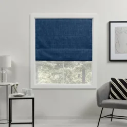 Kirkland's Home Chambray Blackout Roman Shade, 31 In.- Curtains & Drapes