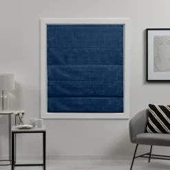 Kirkland's Home Chambray Blackout Roman Shade, 31 In.- Curtains & Drapes