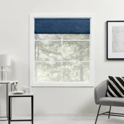 Kirkland's Home Chambray Blackout Roman Shade, 23 In.- Curtains & Drapes