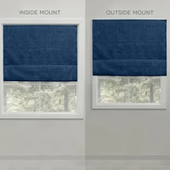 Kirkland's Home Chambray Blackout Roman Shade, 34 In.- Curtains & Drapes