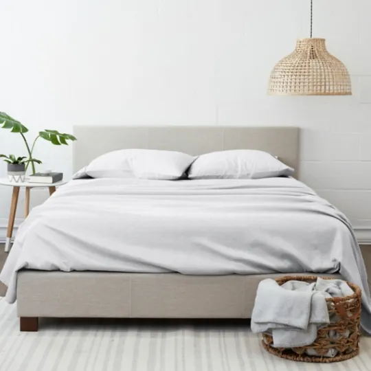 Kirkland's Home Chambray 4-Pc. Full Bed Sheet Set- Bed Sheets