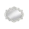 Kirkland's Home Champagne Silver Curved Frame Wall Mirror- Decorative Mirrors