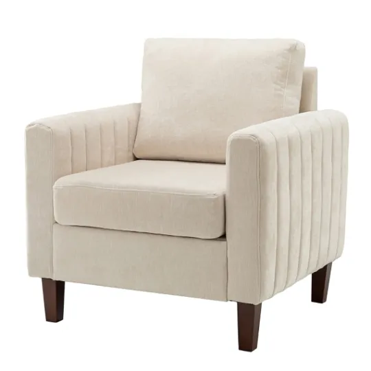 Kirkland's Home Channel Tufted Velvet Club Accent Chair- Accent Chairs
