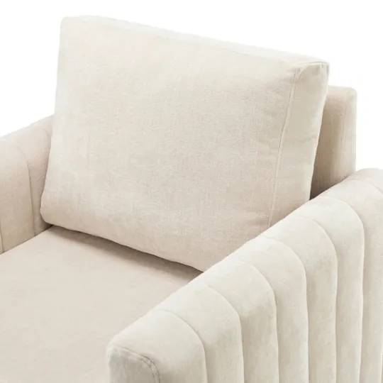 Kirkland's Home Channel Tufted Velvet Club Accent Chair- Accent Chairs