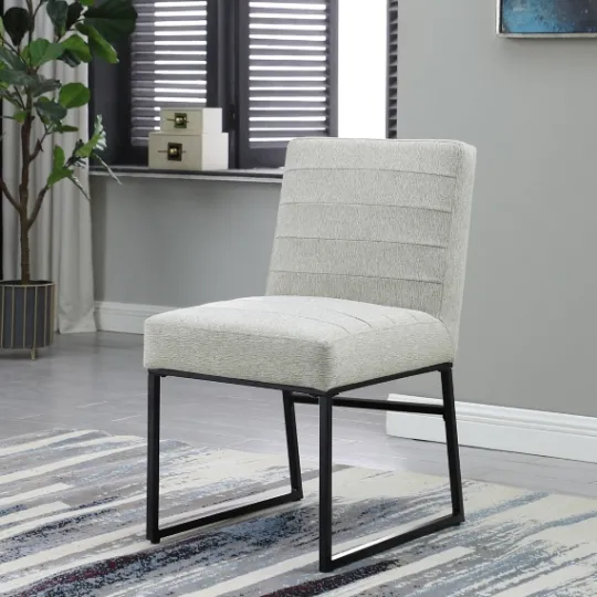 Kirkland's Home Channeled Woven Dining Chair- Dining Chairs