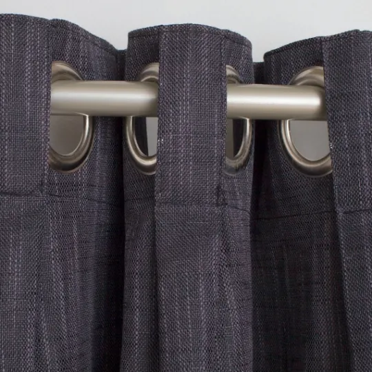 Kirkland's Home Charcoal Box Pleated Single Curtain Panel, 84 In.- Curtains & Drapes