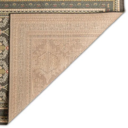 Kirkland's Home Charcoal Diamond Nile Indoor/Outdoor Runner, 1X7- Outdoor Rugs