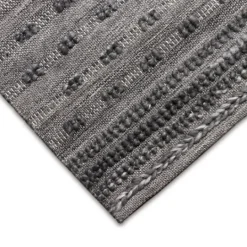 Kirkland's Home Charcoal Embellished Outdoor Area Rug, 8X10- Outdoor Rugs
