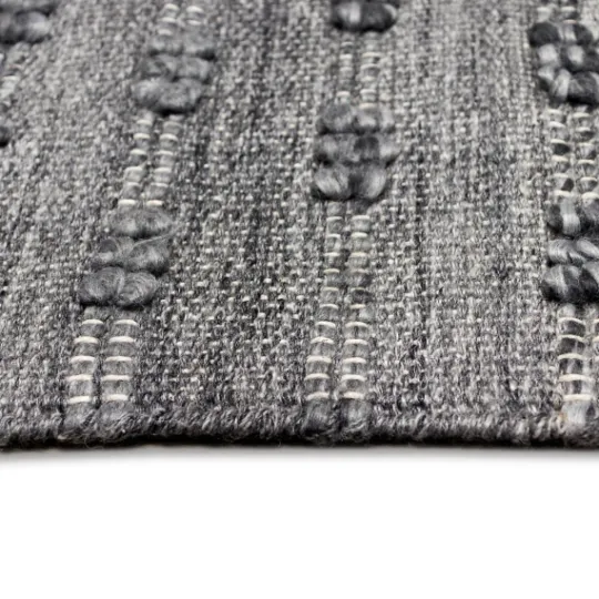 Kirkland's Home Charcoal Embellished Outdoor Area Rug, 5X8- Outdoor Rugs