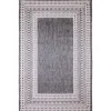 Kirkland's Home Charcoal Linear Macy Indoor/Outdoor Area Rug, 7X9- Outdoor Rugs