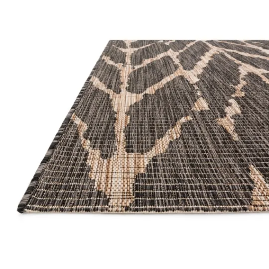 Kirkland's Home Charcoal Mocha Chevron Outdoor Area Rug, 7X10- Outdoor Rugs