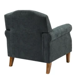 Kirkland's Home Charcoal Nailhead Trim Armchair- Accent Chairs