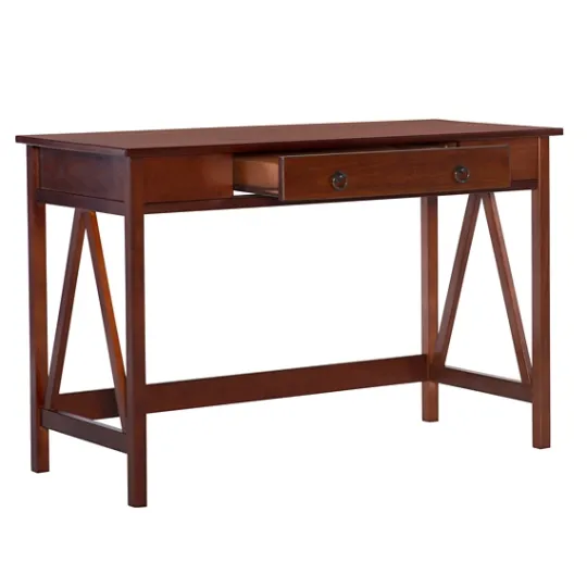 Kirkland's Home Charleston Antique Tobacco Desk- Office Furniture