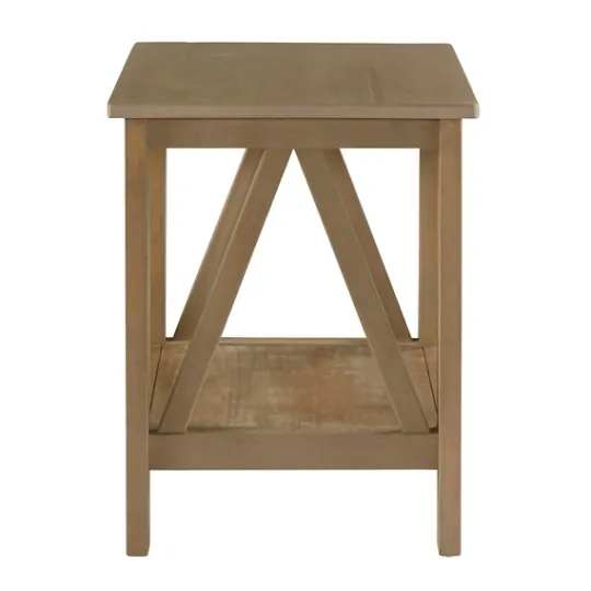 Kirkland's Home Charleston Rustic Gray Accent Table- Accent & End Tables