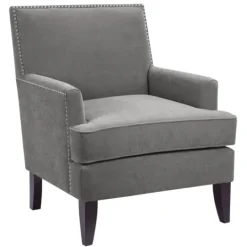 Kirkland's Home Charlie Track Arm Club Accent Chair- Accent Chairs