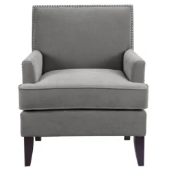 Kirkland's Home Charlie Track Arm Club Accent Chair- Accent Chairs