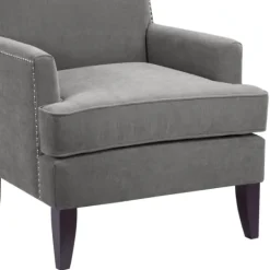 Kirkland's Home Charlie Track Arm Club Accent Chair- Accent Chairs