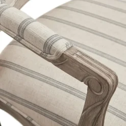 Kirkland's Home Chaucer Stripe Accent Chair- Accent Chairs