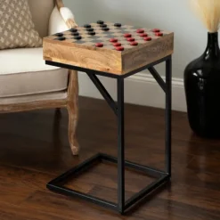Kirkland's Home Checkerboard C-Table- Accent & End Tables