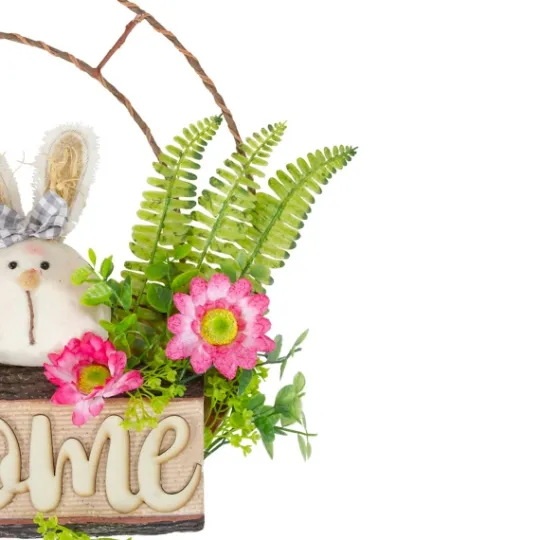 Kirkland's Home Cheerful Bunny Welcome Easter Wreath- Wreaths