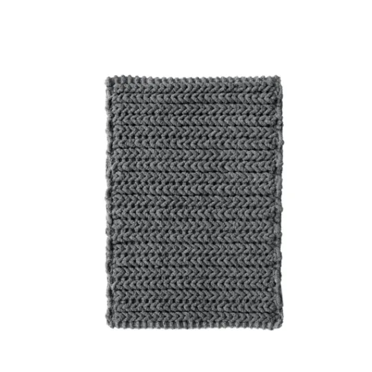 Kirkland's Home Chenille Chain Stitched Bath Mat, 30 In.- Bathroom Rugs