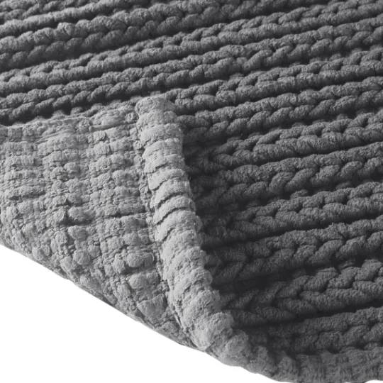 Kirkland's Home Chenille Chain Stitched Bath Mat, 30 In.- Bathroom Rugs