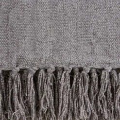 Kirkland's Home Chenille Fringe Throw- Blankets & Throws
