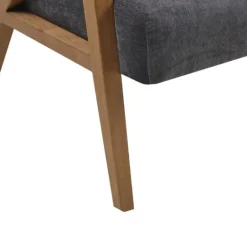 Kirkland's Home Chenille Geometric Frame Accent Chair- Accent Chairs