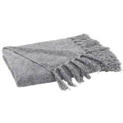 Kirkland's Home Chenille Throw With Fringe- Blankets & Throws