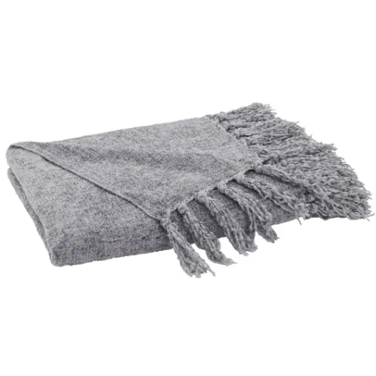 Kirkland's Home Chenille Throw With Fringe- Blankets & Throws