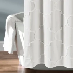Kirkland's Home Chenille Trellis Shower Curtain- Shower Curtains