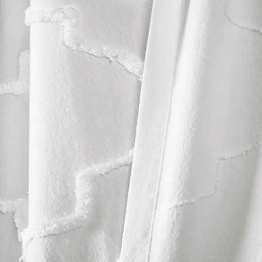 Kirkland's Home Chenille Trellis Shower Curtain- Shower Curtains